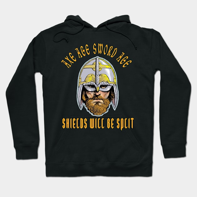 Viking axe age Hoodie by Cohort shirts